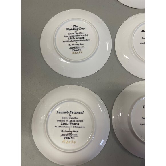 Little Women Danbury Mint Plate Set of 8 A6036 - Picture 4 of 9